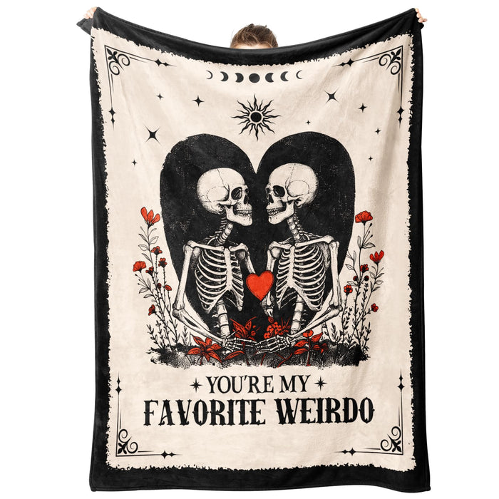 Gifts for Him Her, Anniversary Halloween Blanket for Women Men 60"X50"