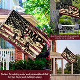 Trump 2024 Flag Double Sided 3x5 Outdoor 2nd Amendment Flag Heavy Duty 3 Ply Polyester Trump Law & Order 2nd Amendment Guns American Flag with Brass Grommets Vibrant Color and UV Fade Resistant