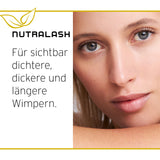 Nuvega Lash – Veganes Wimpernserum & Augenbrauenserum für lange Wimpern in nur 4-6 Wochen I Lash Serum I Wimpernserum Wachstum I Made in Germany I 3ml