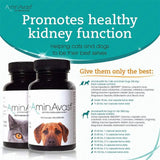 AminAvast Dog Kidney Supplement - Supports Natural Kidney Function - Promotes Health & Vitality of Aging Kidneys - Pet-Friendly, 1000mg, 60 Capsules.