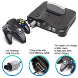 kiwitatá Classic N64 Controller, Retro N64 Remote Wired Game Pad Joystick Controller for N64-Console Video System Black