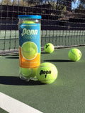 Penn Tribute Tennis Balls - All Courts Felt Pressurized Tennis Ball, 12 Cans, 36 Balls