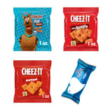 Kellogg’s On-the-Go Snacks, Variety Pack with Cheez-It Crackers, Rice Krispies Treats and SCOOBY-DOO! Graham Cracker Snacks (42 Pouches)