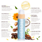 COCOSOLIS COOL After Sun Oil | Organic Oil for Tender Hydration and Recovery After Sun | Moisturising, Revitalising & Nourishing the Skin | 9 Raw Organic Oils for Smooth & Elastic Skin