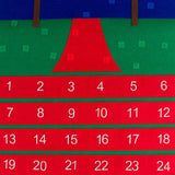 Good Ruby Felt Advent Calendar for Kids, Hanging Countdown to Xmas, Calendars with Pockets and 24 Nativity Themed Ornaments (Nativity Stable)