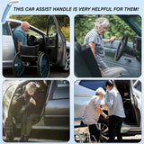 Car Handle Assist for Elderly Car Door Handle for Easy Sit to Stand Assistance Auto Grab Bar Cane Support Aid Daily Mobility Assistive Device for Elderly, Seniors, and Handicap