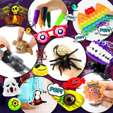 Olganicor 400PCS Halloween Party Favors for Kids,Halloween Treat Bag Fillers,Bulk Halloween Toys ,Halloween Treasure Box Toys, Halloween Goodie Bag Stuffers,Carnival Prize Toys Classroom Reward