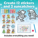 Creativity for Kids Big Gem Diamond Painting Kit: Holiday Stickers and Suncatchers, DIY Christmas Crafts for Kids