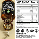 MAJU 18-in-1 Black Seed, Shilajit, Sea Moss, Celtic Sea Salt + D3 & K2, Concentrated Extracts, Trace Multi Mineral Capsules, Men & Women Electrolytes Supplements