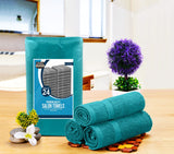 Utopia Towels - Salon Towel, Pack of 24 (Not Bleach Proof, 16x27 Inches) Highly Absorbent Cotton Towels for Hand, Gym, Beauty, Hair, Spa, and Home Hair Care, Turquoise