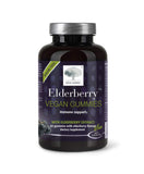 NEW NORDIC Elderberry Vegan Gummies | Sugar Free Chewable Immune Support with Vitamin C for Adults and Kids 4+ | No Artificial Colors or Flavors | 60 Count (Pack of 1)