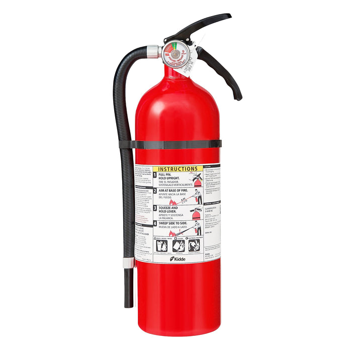 Kidde Fire Extinguisher for Home, Garage & Workshop Use, 3-A:40-B:C, 8.85 Lbs., Hose & Wall Mount (Included)