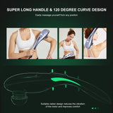 MEGAWISE Handheld Deep Tissue Neck Back Electric Massager for Shoulder, Waist, Leg, 3700 RPM Powerful Motor with 5 +2 Nodes & 5 Speeds, Knotty Muscle, A Little Heavy