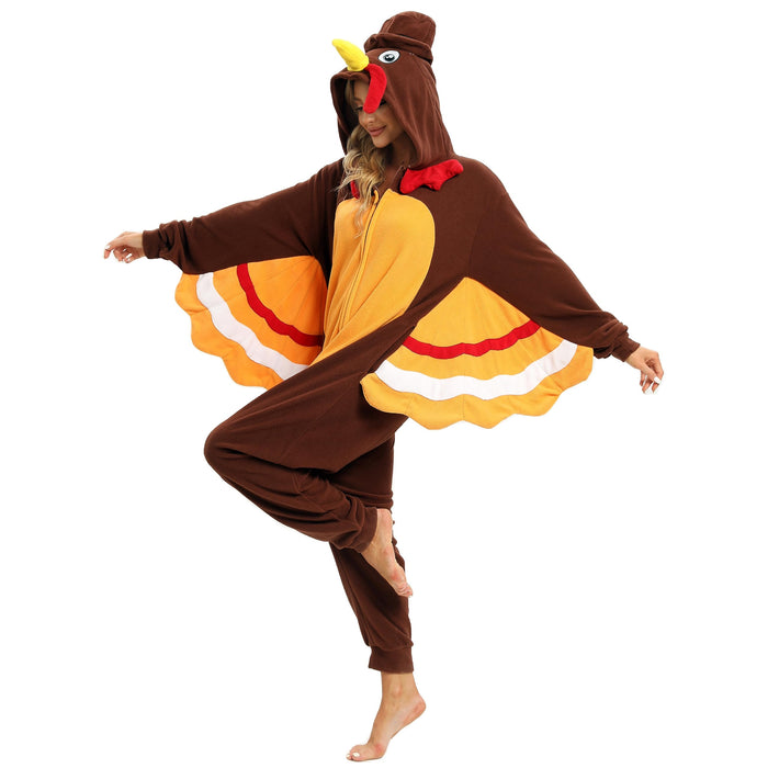 Wishliker Adult Onesie Animal Pajamas Halloween Cosplay Costumes Party Wear L