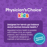 Physician's CHOICE Kids Probiotic- 7 Strains, Organic Prebiotics, Vitamins & Minerals - Clinically Studied L. Rhamnosus GG - Immune & Digestive Support - 30 Count (Pack of 2)