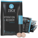 Zaca Recovery Chewable Supplement | Hydration + Recovery | Party, Travel, Exercise & Altitude | Sugar Free & Gluten Free | Mixed Berry, 6 Packs = 12 Tablets