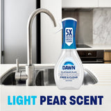 Dawn Free & Clear Powerwash Dish Spray, Dish Soap, Pear Scent Refill, 16 Fl oz (6 Pack)