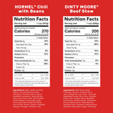 Hormel Chili With Bean & DINTY MOORE Beef Stew Variety Pack, 15 oz. cans (8-pack)