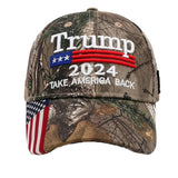 2 Pack Trump Hat 2024, MAGA Hat, Make America Great Again Hat, Trump Merchandise, 45 47 Hat, Donald Trump Hats for Men Women 2024, Campaign Hat Trump Cap (Camo)