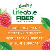 Lifeable Prebiotic Fiber Supplement Gummies for Kids - 5g - Great Tasting Natural Flavored Gummy - Gluten Free, Vegetarian, GMO Free Chewable - for Children, Teen, Toddler - 90 Gummies - 45 Doses