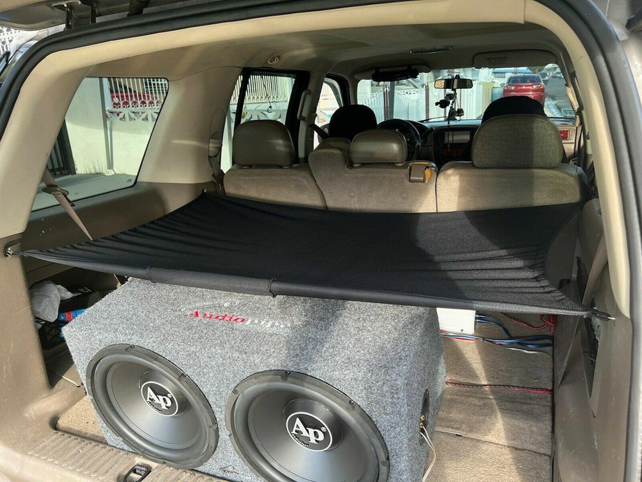Rear Trunk Security Cargo Area Shade Cover Black for Ford Explorer 2002-2010