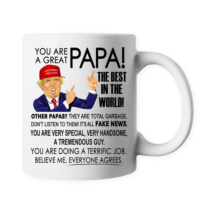 Promotion & Beyond Trump Great Papa Ceramic Coffee Mug Tea Cup PB112