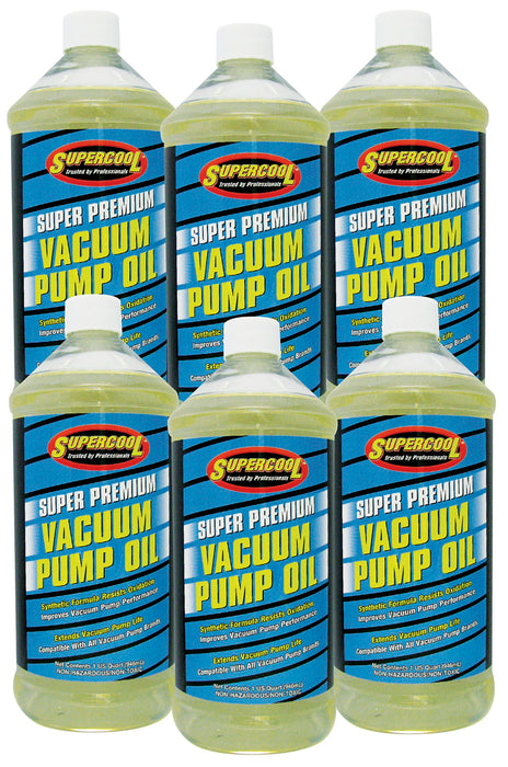 TSI Supercool V32-6CP 68 Viscosity Synthetic Vacuum Pump Oil 32oz 6-Pack