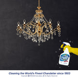 Sparkle Plenty Chandelier Cleaner Drip Dry Spray No Wipe - Sparkle Glass Cleaner for Chandelier Crystals - Crystal Chandelier Cleaner Spray No Wipe - Crystal Cleaner for Chandelier (32 oz, 4 Pack)