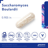 Pure Encapsulations Saccharomyces Boulardii | Natural Probiotic to Balance Intestinal Flora | 60 Capsules