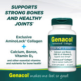 Genacol Collagen and Calcium, Boron, Magnesium & Vitamin D3 for Bone Health Joint Support Supplement Bone & Joint 90 Capsules