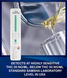 DRUGEXAM 5 Pack - DrugExam Highly Sensitive Marijuana THC 20 ng/mL Single Panel Drug Test Kit - Marijuana Drug Test with 20 ng/mL Cutoff Level for Detecting Any Form of THC in Urine up to 45 Days (5)