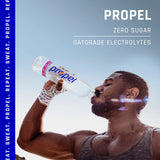 Propel, Peach, Zero Calorie Water Beverage with Electrolytes & Vitamins C&E, 24 Fl Oz, pack of 12