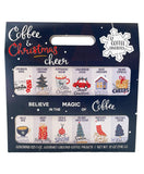 Christmas Coffee or Hot Chocolate Gift - 12 Varieties of Christmas Coffee or Cocoa Advent Calendar for Kids and Adults (Coffee)