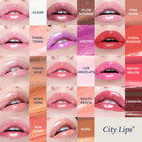 City Beauty City Lips Clear - Plumping Lip Gloss - Hydrate & Volumize - High Shine Lip Plumper - Hyaluronic Acid & Peptides Visibly Smooth Lip Wrinkles - Cruelty-Free