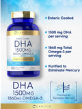 Carlyle DHA Supplement 1500mg | 180 Softgels | Omega-3 Supplement | Non-GMO, Gluten Free