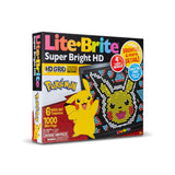 Lite Brite Super Bright HD, Pokemon Edition - Creative Retro Light-Up Screen – Educational Play for Children, Enhances Creativity, Gift for Boys and Girls Ages 6+