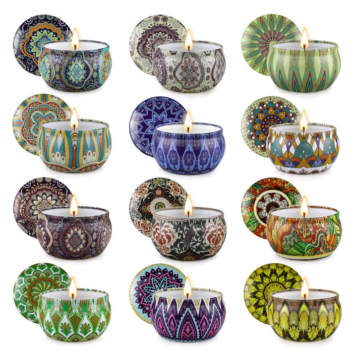 Scented Candles Gifts for Women, 12 Pack Candles Home Scented, Birthday Gifts for Women Mom Friends, Thank You Gifts for Women Who Have Everything