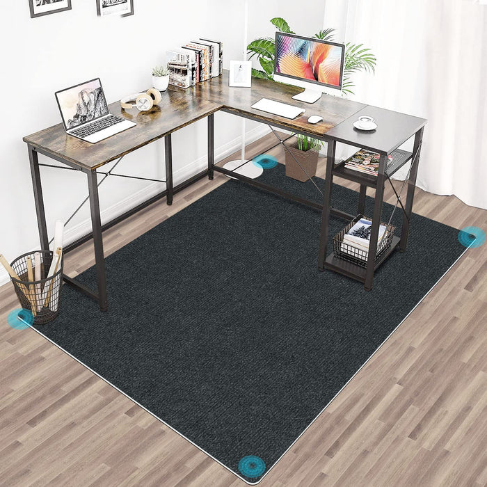 Floor Mat for Office Chair Desk Chair Mat for Carpet Desk Mat for Carpeted Floors Office Rug Hriiiiya Office Chair Mat Floor Protector for Carpeted Version Desk Carpet Anti Slip Rug Pad Hardwood