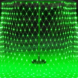 WATERGLIDE Outdoor Christmas Net Lights, 12FT x 5FT 360 LED Mesh String Light with 8 Lighting Modes, Connectable Waterproof Lights for Garden Tree Bushes, St. Patrick's Day Party Decorations, Green