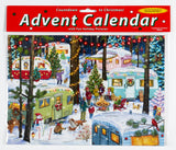 Camping for Christmas Advent Calendar (Countdown to Christmas) with Holiday Pictures by Vermont Christmas Company