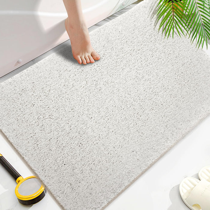 Shower Mats Non Slip for Elderly, 23.2x31.1’’Lager Loofah Non Slip Shower Mat, Loofah Bath Mats for Shower, Non Slip Bath/Shower Mat for Elderly-Wihte