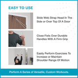 Home Ranger Premium Shoulder Pulley System – Original Version, Model 240 – Ergonomic Handles and Web Strap for Secure Over-The-Door or Side Attachment – Easy Set-up, Range of Motion Exercise Device