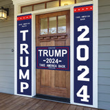 Ouraqto Trump 2024 Flag Yard Signs Trump Banner Trump Merchandise Take America Back Garden Flag Donald Trump MAGA for Outside Outdoor Decorative