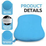 Shower Seat Cushion for Transfer Benches, Shower Bath Chairs, Bathtub Seat Foam Cushion Mat with Hook, Quickly Dry Bathtub Chair Pad with Breathable Air Mesh Fabric