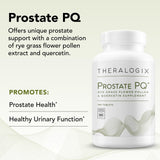 Theralogix Prostate PQ - Rye Grass Pollen Extract & Quercetin Supplement - 90-Day Supply - Antioxidant Support for Prostate & Pelvic Health & Urinary Tract Function* - NSF Certified - 180 Tablets