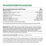 Veterinarian Strength Advanced Probiotics, Healthy Enzymes and PB6 Probiotic Supplement For Your Dogs Stomach, Intestine, Digestion and GI Tract health, Made by NaturVet, 120 Soft Chews