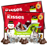 Hershey Milk Chocolate Kisses Candy Filled 2022 Christmas Advent Calendar, 3.8oz (2 pack)