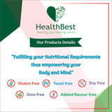 HealthBest Haemobest Capsules Iron Supplement, Increases Hemoglobin, Ideal for Sensitive Stomachs - Non-Constipating, Red Blood Cell Supplement, 60 Capsule