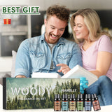 Woody Essential Oils Set, Men Scents Fragrance Oil Aromatherapy Essential Oils Kit for Diffuser (6x10ML) - Sandalwood, Cedarwood, Teakwood, Agarwood, Cypress, Forest Pine Aromatherapy Oils