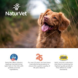 NaturVet All-in-One Dog Supplement - for Joint Support, Digestion, Skin, Coat Care – Dog Multivitamins with Minerals, Omega-3, 6, 9 – Wheat-Free Vitamins for Dogs – 60 Soft Chews